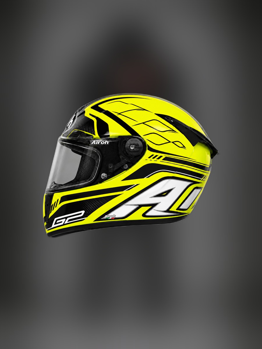 Casco de Ignacio Cavicchioli, vista lateral izquierda
